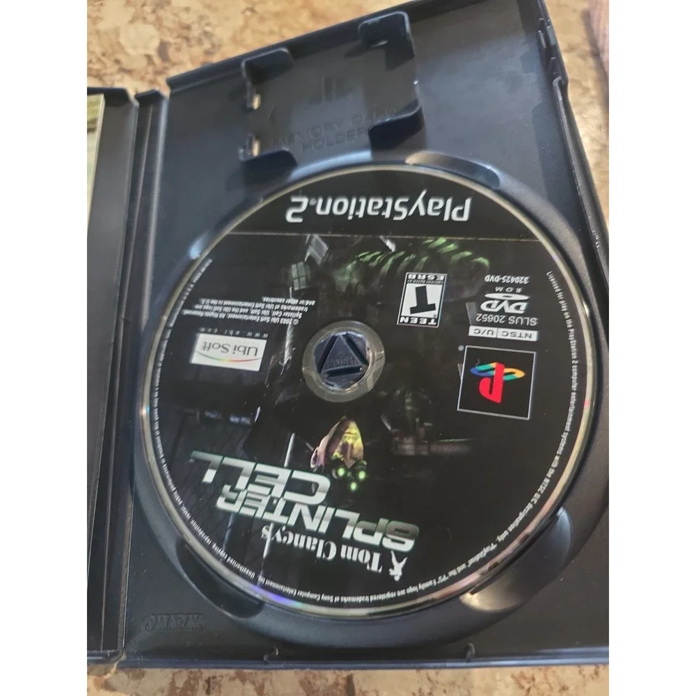 Ubi Soft Tom Clancy's Splinter Cell PS2 2003 Stealth Action 1P T NTSC-U/C
